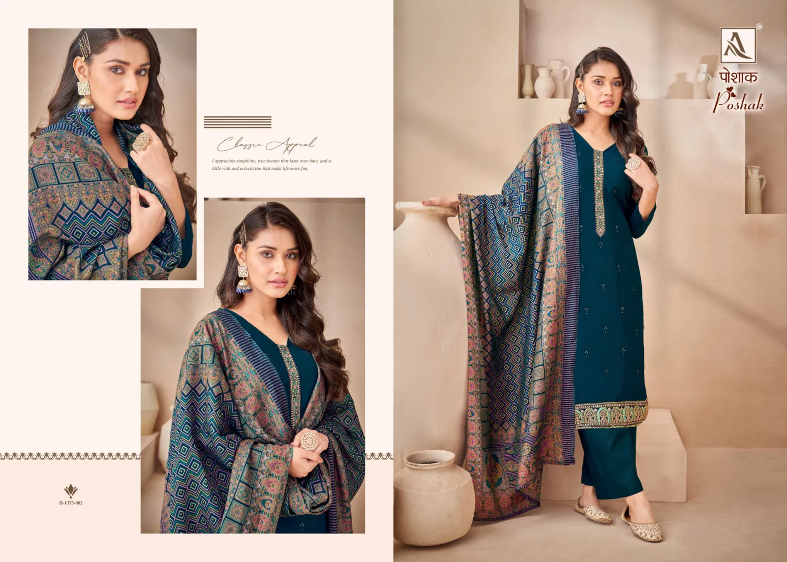 Poshak By Alok Suits Viscose Muslin Printed Dress Material Catalog